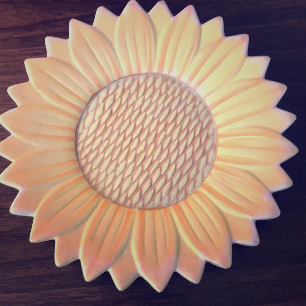 Sunflower Plate Trinket Dish